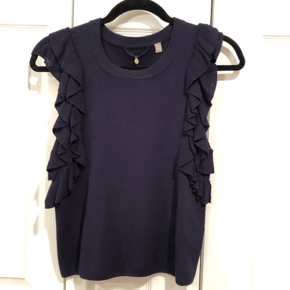 Anthropologie Knitted & Knotted sleeveless tank S